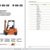 Still Electric Fork Truck R60 20 R60 25 R6012 R6013 Spare Parts List DE 1