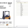 Still Electric Fork Truck R60 22 R60 25 R60 30i Compact R6036 R6039 Spare Parts List DE 1