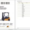 Still Electric Fork Truck R60 35 R60 40 R60 45 R60 50 R6046 R6049 Spare Parts List DE 1