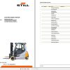 Still Electric Fork Truck RX60 25 RX60 30 RX60 35 6345 6348 6353 6356 Spare Parts List DE 1
