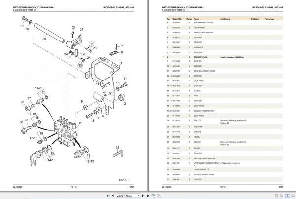Still Electric Fork Truck RX60 25 RX60 30 RX60 35 6345 6348 6353 6356 Spare Parts List DE 2