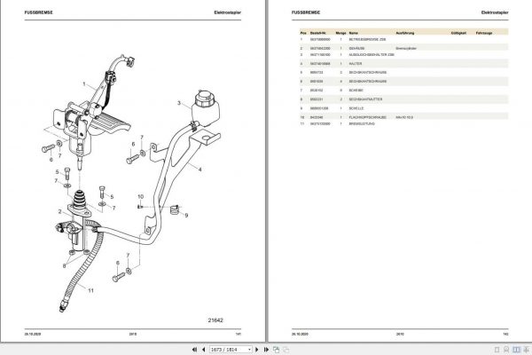 Still Electric Fork Truck RX60 35 RX60 40 RX60 45 RX60 50 6331 6337 Spare Parts List DE 2