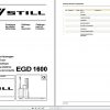 Still Electric Pallet Truck EGD 1600 Spare Parts List DE 1