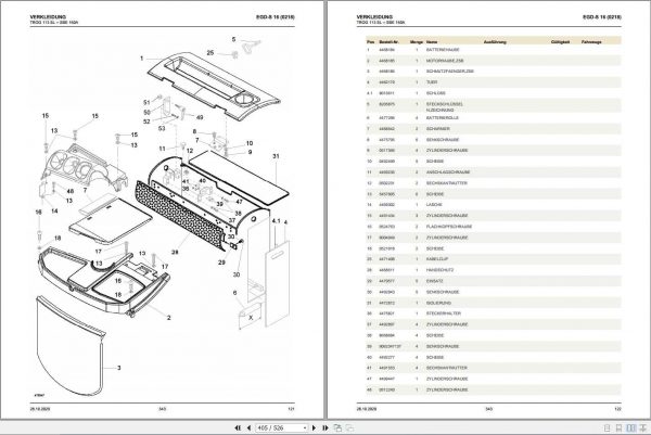 Still Electric Pallet Truck EGD S 16 Spare Parts List DE 2