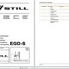 Still Electric Pallet Truck EGD S 1600 Spare Parts List DE 1