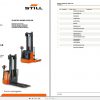 Still Electric Pallet Truck EGV20 EGV20LB EGP14 20 Spare Parts List DE 1