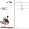 Still Electric Pallet Truck EXU H AC Autolift Spare Parts List DE 1