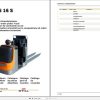 Still Electric Pedestrian Pallet Truck CS 16 S 1042 Spare Parts List DE 1