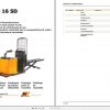 Still Electric Pedestrian Pallet Truck CS 16 SD 1036 Spare Parts List DE 1