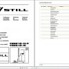 Still Electric Reach Truck FRER 12 13.5 12 16 Spare Parts Lists DE 1
