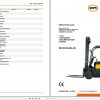 Still Forklift XE22 XE25 XE25L XE30 Spare Parts List DE 1