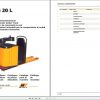 Still Horizontal Order Picker Truck CS 20 L 1043 Spare Parts List DE 1