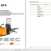 Still Horizontal Order Picker Truck CS 20 S 1034 Spare Parts List DE 1