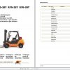 Still LPG Fork Truck R70 20T R70 25T R70 30T R7068 R7070 Spare Parts List DE 1