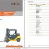 Still LPG Fork Truck R70 40T R70 45T R70 50T 7081 7083 Spare Parts List DE 1
