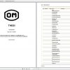 Still OM Pimespo Electric Reach Truck THESI Spare Parts List DE 1