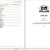 Still OM Pimespo Electric Tow Tractor CTR 200 Spare Parts List DE 1
