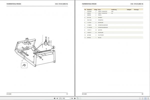 Still OM Pimespo Forklift D15 D18 D20 D23 Spare Parts Catalogue DE 2