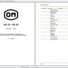 Still OM Pimespo Forklift XG25 XG30 Spare Parts List DE 1