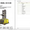Still OM Pimespo Order Picker Dual 13 3 AC Spare Parts List DE 1