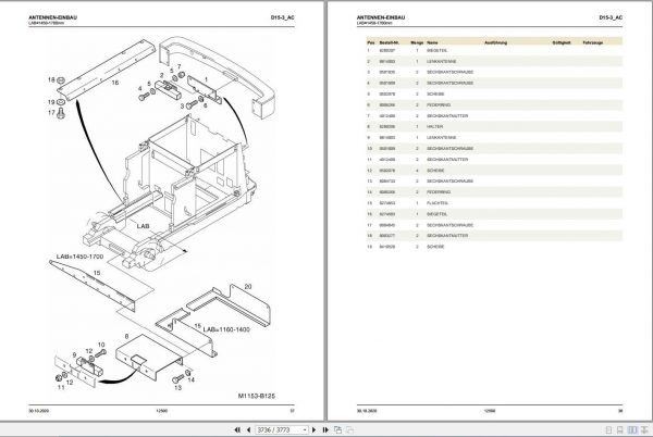Still OM Pimespo Order Picker Dual 15 3 AC Spare Parts List DE 2