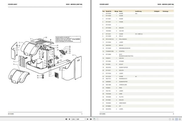 Still OM Pimespo Order Picker MODO2 Spare Parts List DE 2