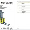Still OM Pimespo Order Picker Truck XOP2 3 AC Spare Parts List DE 1