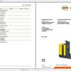 Still OM Pimespo Two Level High Lift Truck CLD 20 Spare Parts List DE 1