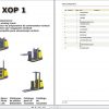 Still OM Pimespo Vertical Order Picking Truck XOP 1 Spare Parts List DE 1