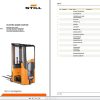 Still Order Picker ESM 10 0266 Spare Parts List DE 1