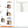 Still Order Picker Tow Tractor OPX LTX Spare Parts List DE 1