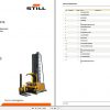 Still Order Picker Truck MX X MX Q 2301 Spare Parts List DE 1
