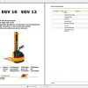 Still Pallet Stacker EGV10 EGV12 0239 0242 Spare Parts List DE 1