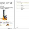 Still Pallet Stacker EGV14 EGV16 0244 0246 Spare Parts List DE 4497710 06.06 1