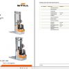 Still Pallet Stacker EXV 10 10Basic 12 12i 14C 14Ci 0270 0273 0321 0322 Spare Parts List DE 1