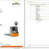 Still Pallet Truck ECU 14 16 18 20 0164 0176 Workshop Manual DE 1