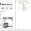 Still Pallet Truck EGU 3000 0130 Spare Parts List DE 1