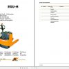 Still Pallet Truck EGU H 0201 Spare Parts List DE 1