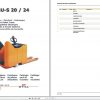 Still Pallet Truck EGU S20 EGU S24 0124 0126 Spare Parts List DE 1
