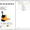 Still Pallet Truck EGU14 EGU16 EGU18 EGU20 EGU20S Spare Parts List DE 1