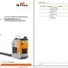 Still Pallet Truck FXH 33 1302 Spare Parts List DE 1