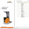 Still Seated Pallet Stacker FV X 12 16 FV Xi 12 16 Spare Parts List DE 1