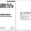 Sumimoto Hydraulic Excavator 4.09GB PDF DVD Operators Service and Part Manual 2
