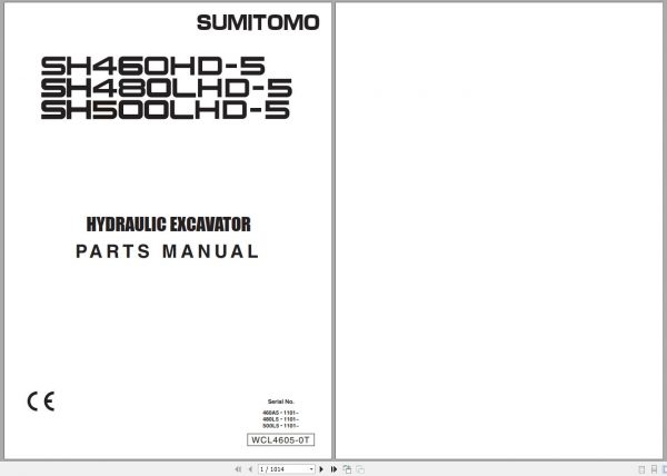 Sumimoto Hydraulic Excavator 4.09GB PDF DVD Operators Service and Part Manual 3