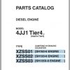 Sumitomo Hydraulic Excavator Diesel Engines 4JJ1 Tier4 Parts Catalog 1