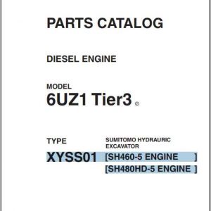 Sumitomo Hydraulic Excavator Diesel Engines 6UZ1 Tier3 Parts Catalog 1
