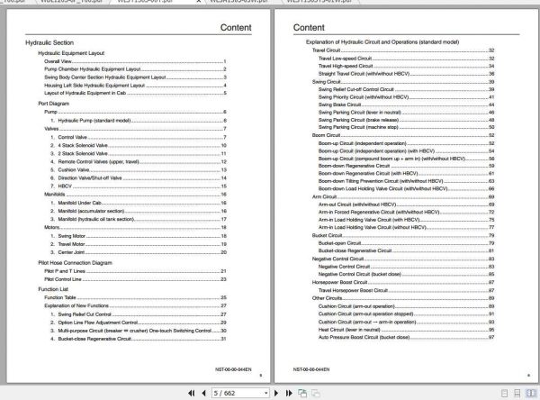 Sumitomo Hydraulic Excavator SH130 5 DZ Shop Manual 2