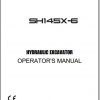 Sumitomo Hydraulic Excavator SH145X 6 Parts Operators Service Manual 1