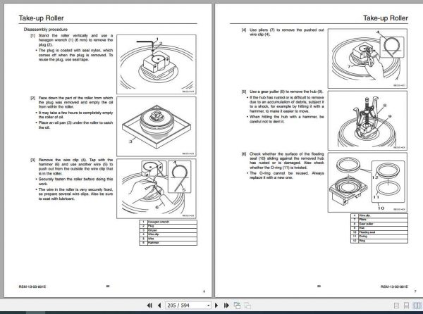 Sumitomo Hydraulic Excavator SH210LC 5 LR Parts Operators Shop Manual 3