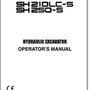 Sumitomo Hydraulic Excavator SH250 5 LR Parts Operators Shop Manual 4